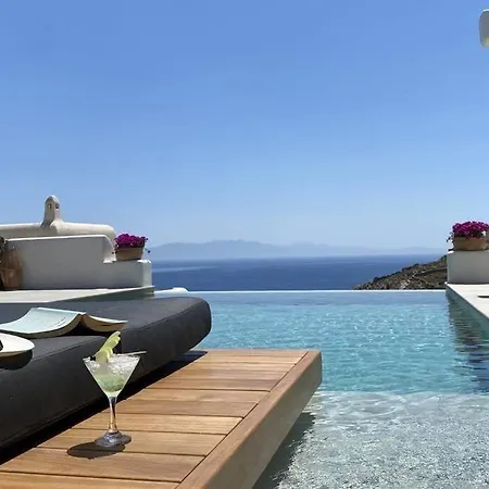 Villa Camelia I, Private Pool And Jacuzzi, Psarou *